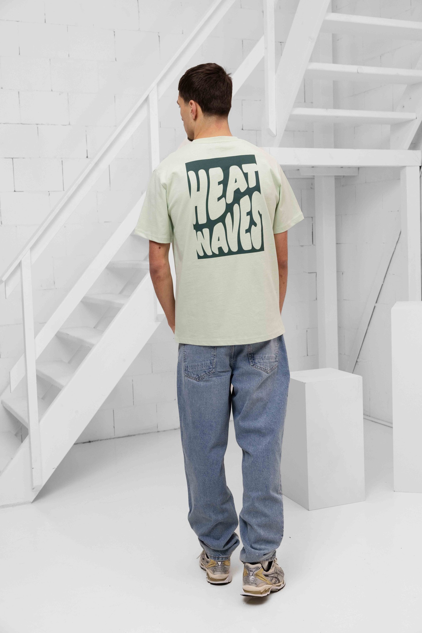 24 Uomo Heat Wave T-Shirt Heren Groen