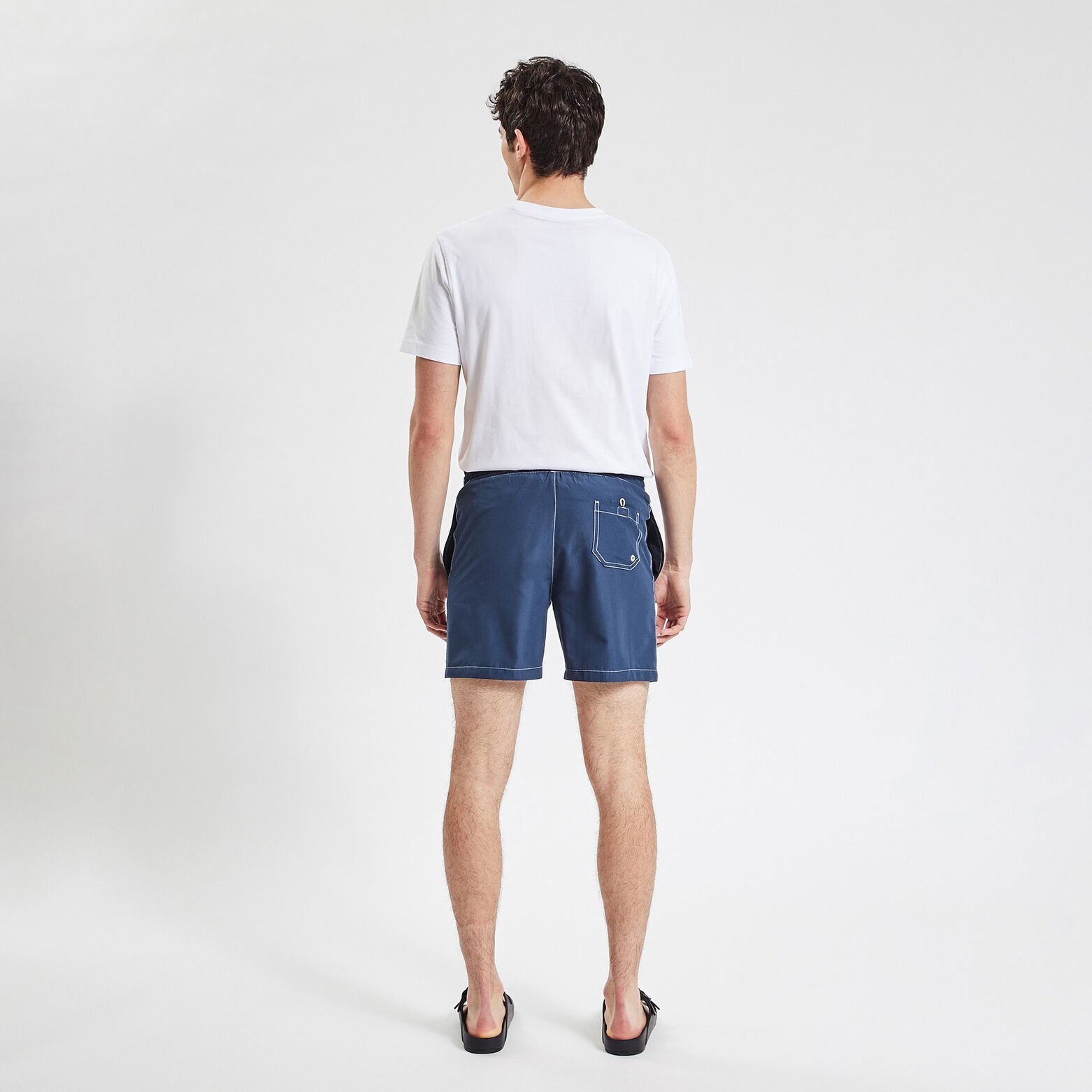 Maillot de bain uni Bleu moyen