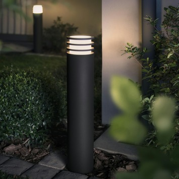 Philips Hue outdoor tuinpaal Lucca antraciet