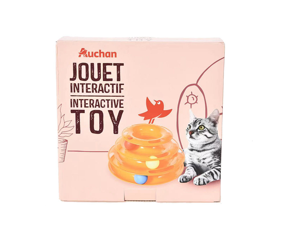 BRINQUEDO PARA GATO AUCHAN COM BOLA INTERATIVA