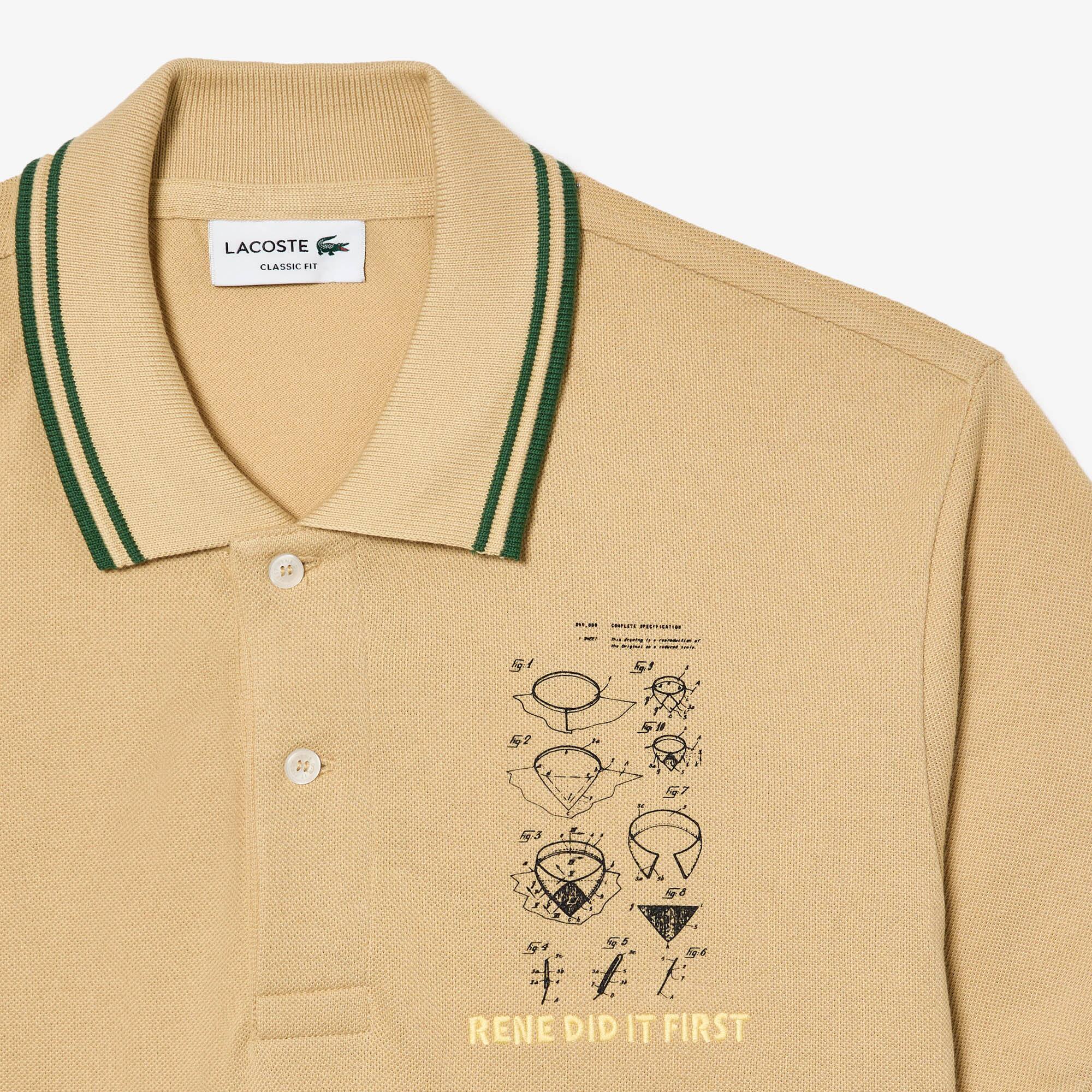 Original L.12.12 Baumwoll-Poloshirt mit Stickerei Kurze Ärmel - Beige - Lacoste - Herren