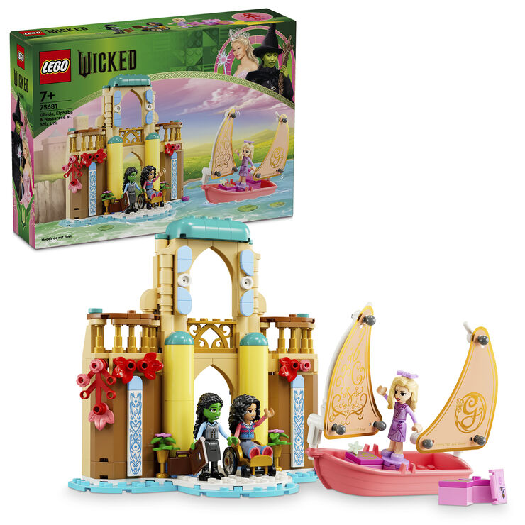 Lego Glinda, Elphaba og Nessarose på Shiz-universitetet