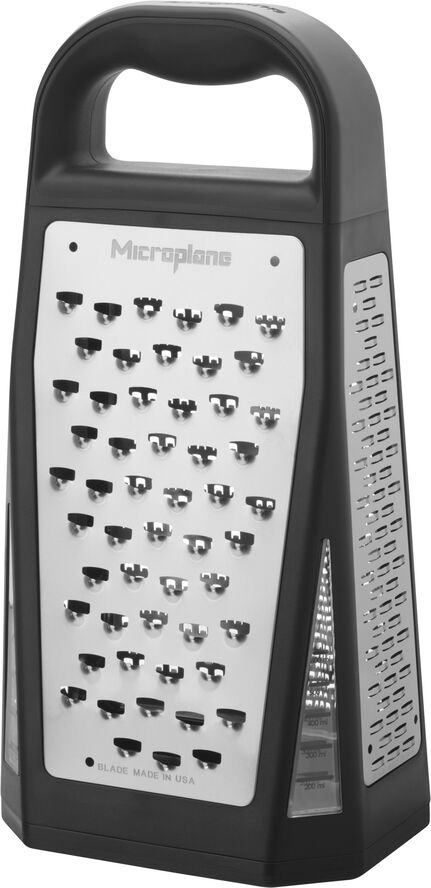Microplane Microplane Box rivejern Sort & sølv