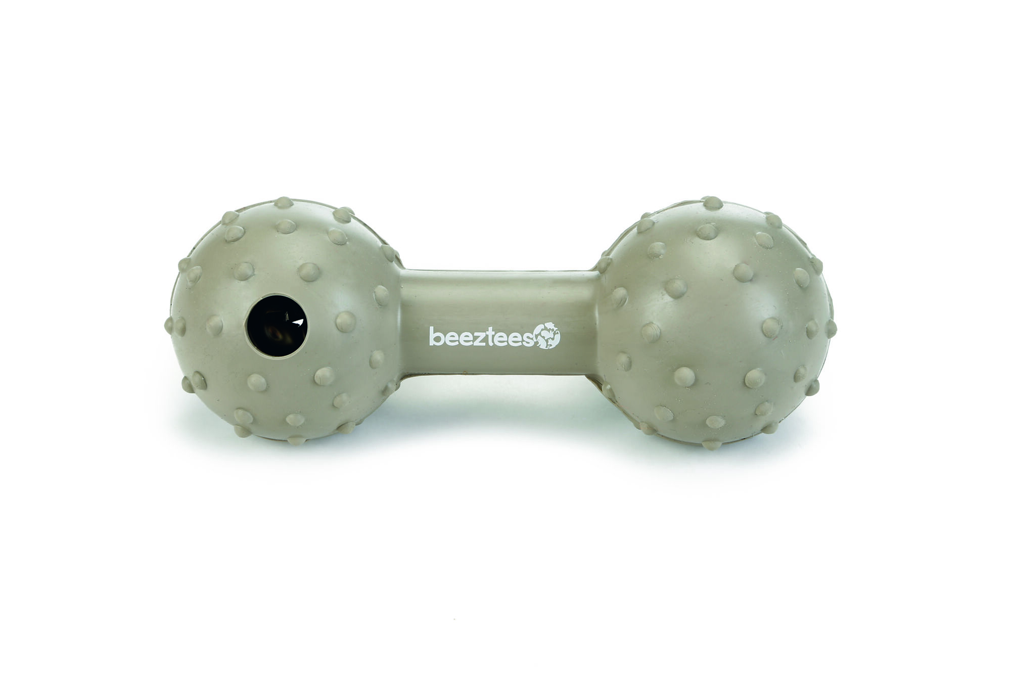Beeztees Halter en Bel  - Kauwspeelgoed - Hond - beige - 20.5x6x20 cm