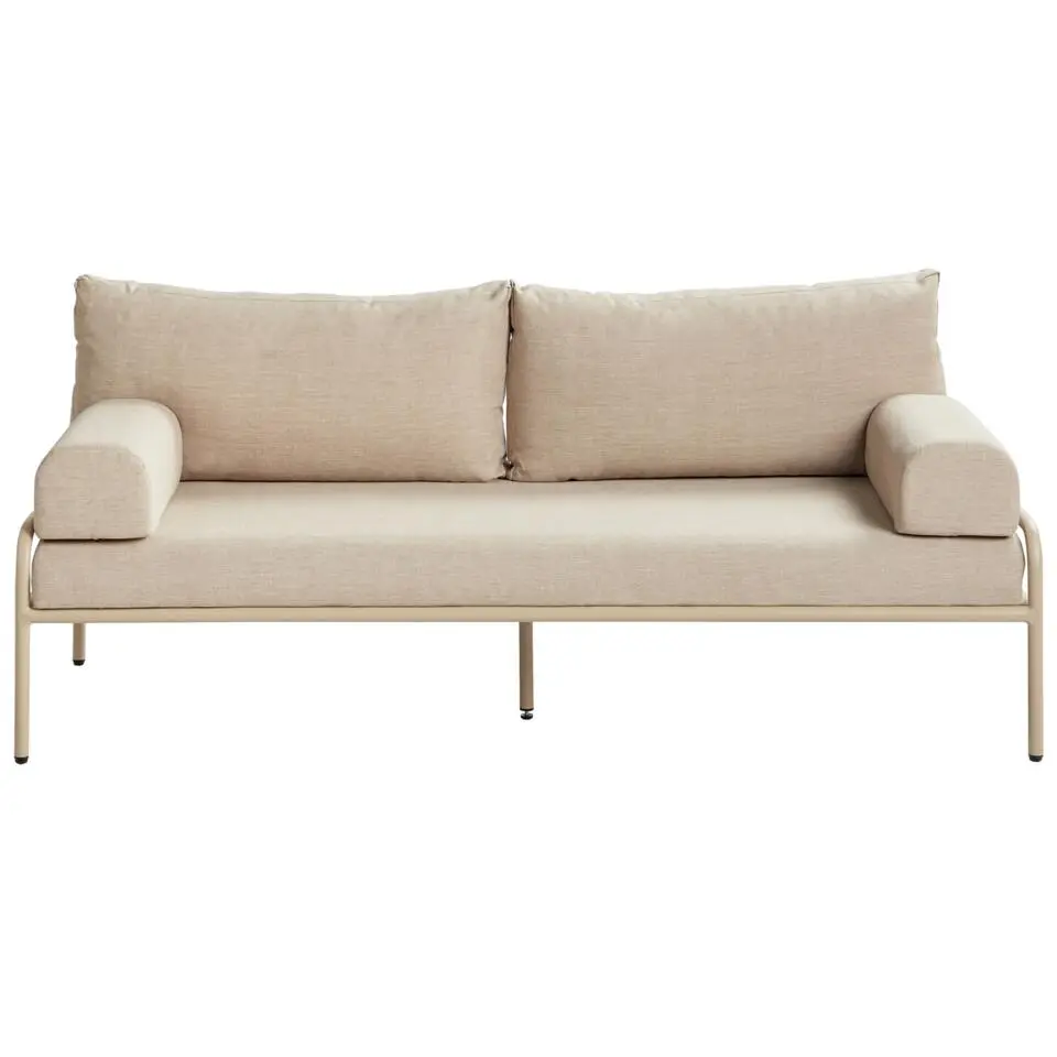 SOLOFRA - Tuinbank 2-zits - Beige - Aluminium