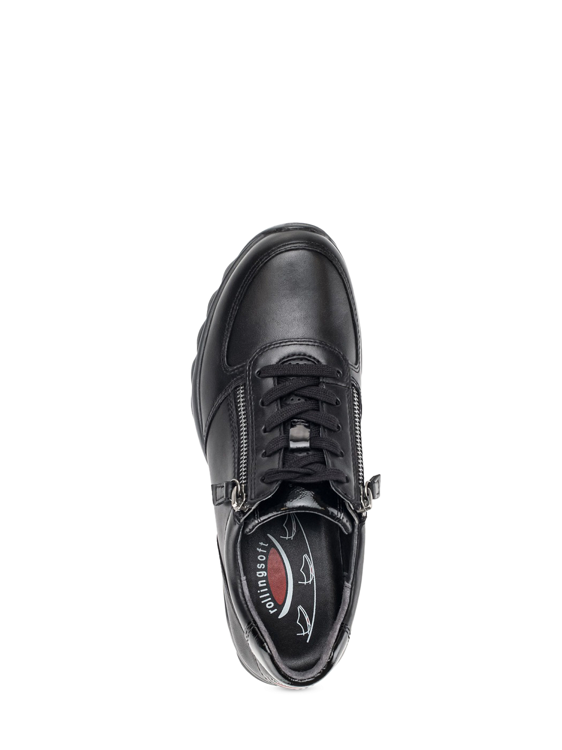 Gabor Sort Skinnsneaker