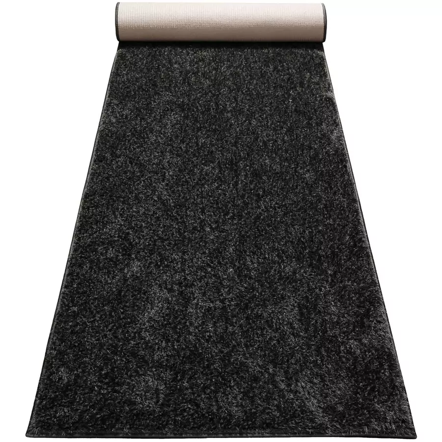 Wecon home basics Hochflorteppich Fanny anthrazit grau