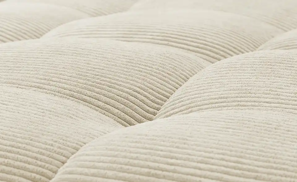 Ecksofa Hella rechts Creme