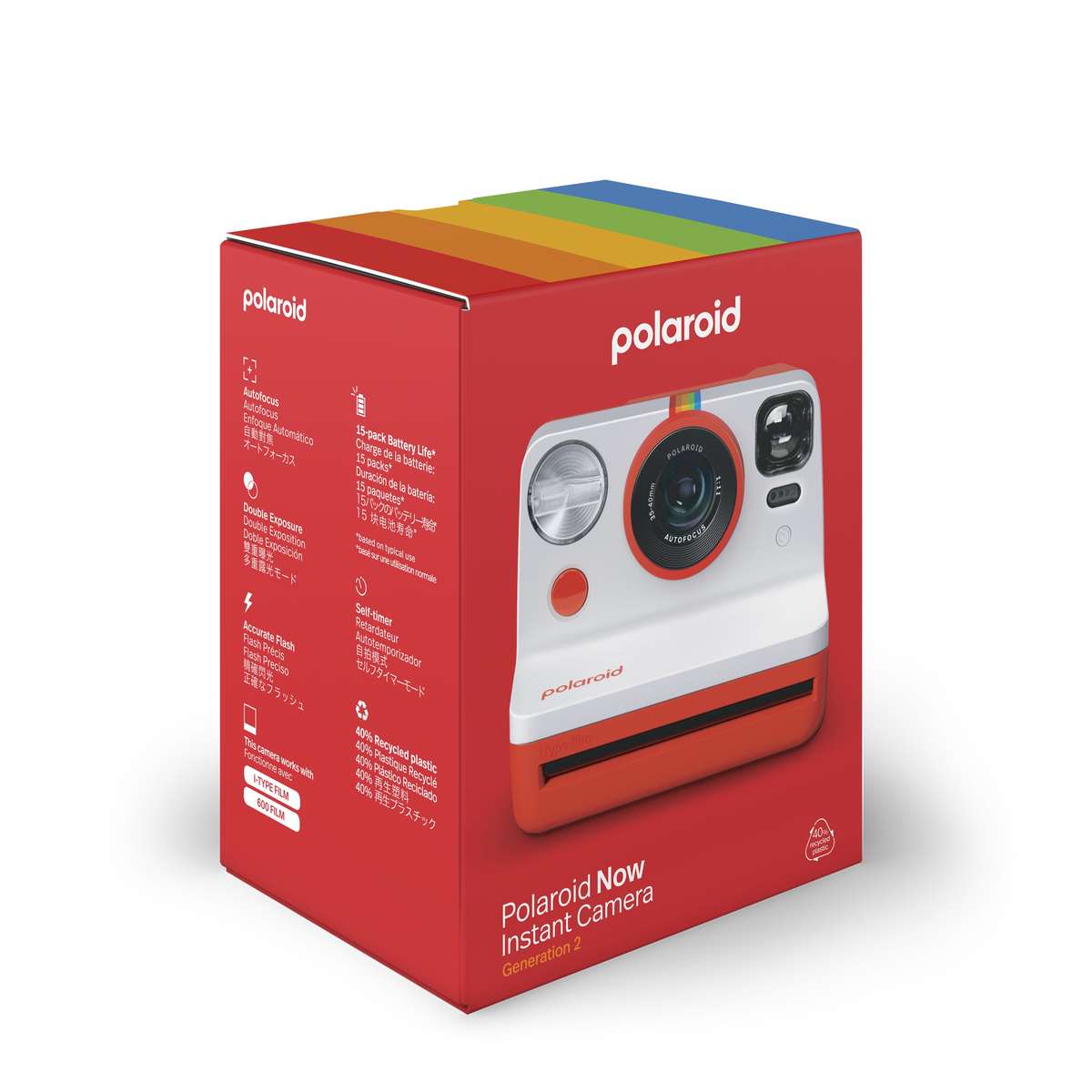 Polaroid Now Gen2 Camera Red