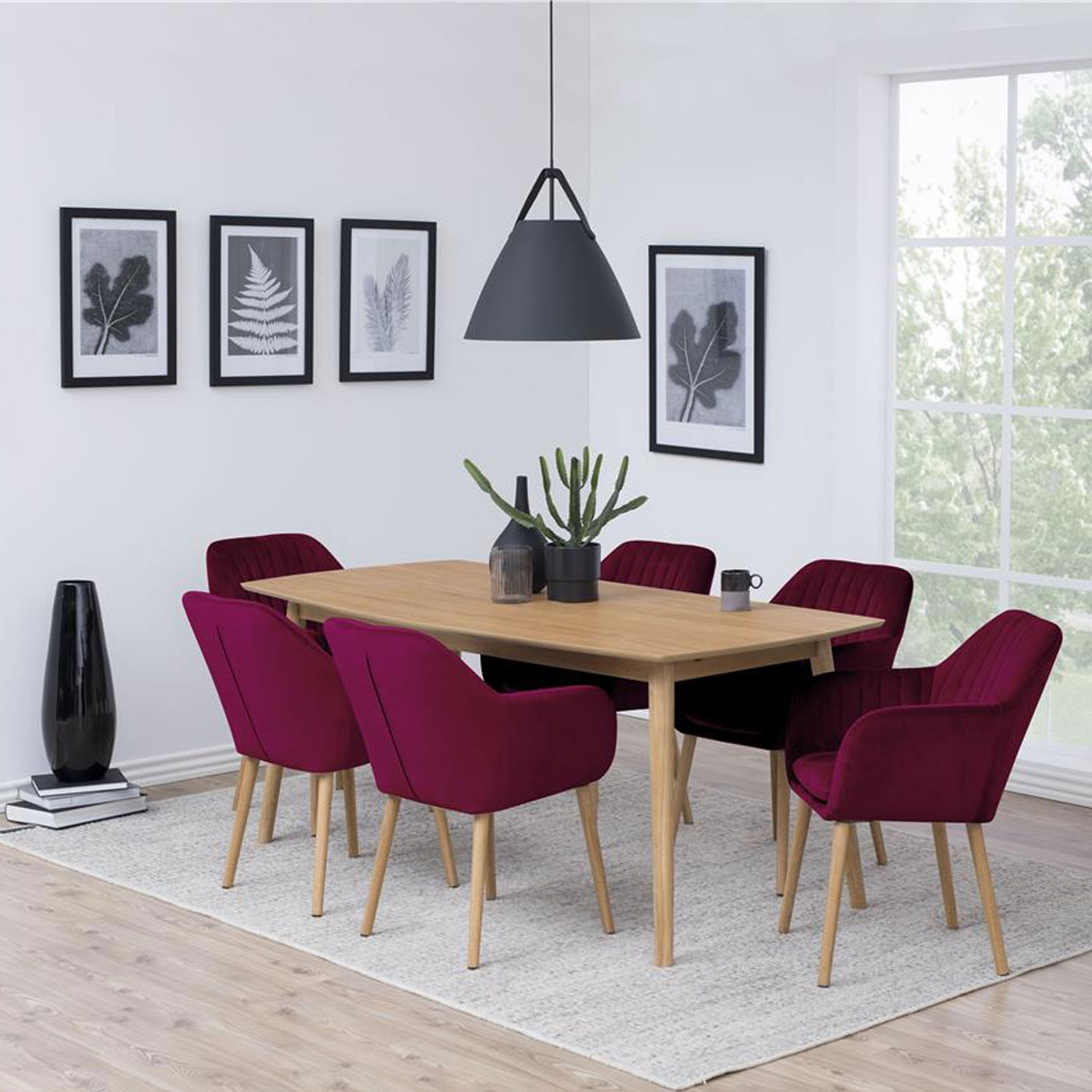 Eetkamerstoel Djura Roze