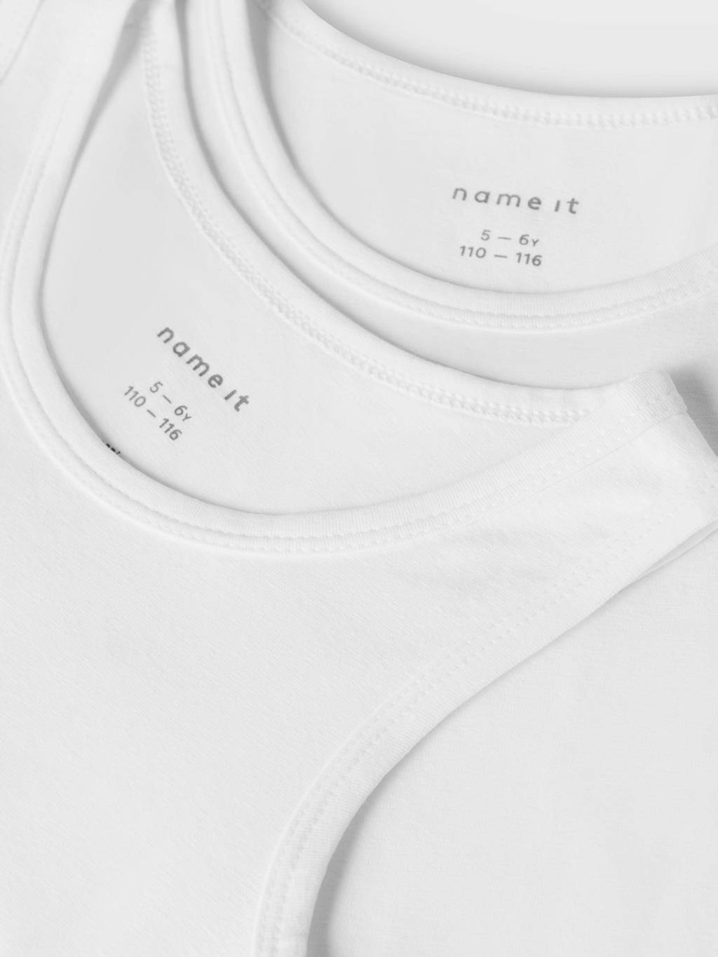 hemd NKMTANK - set van 2 wit