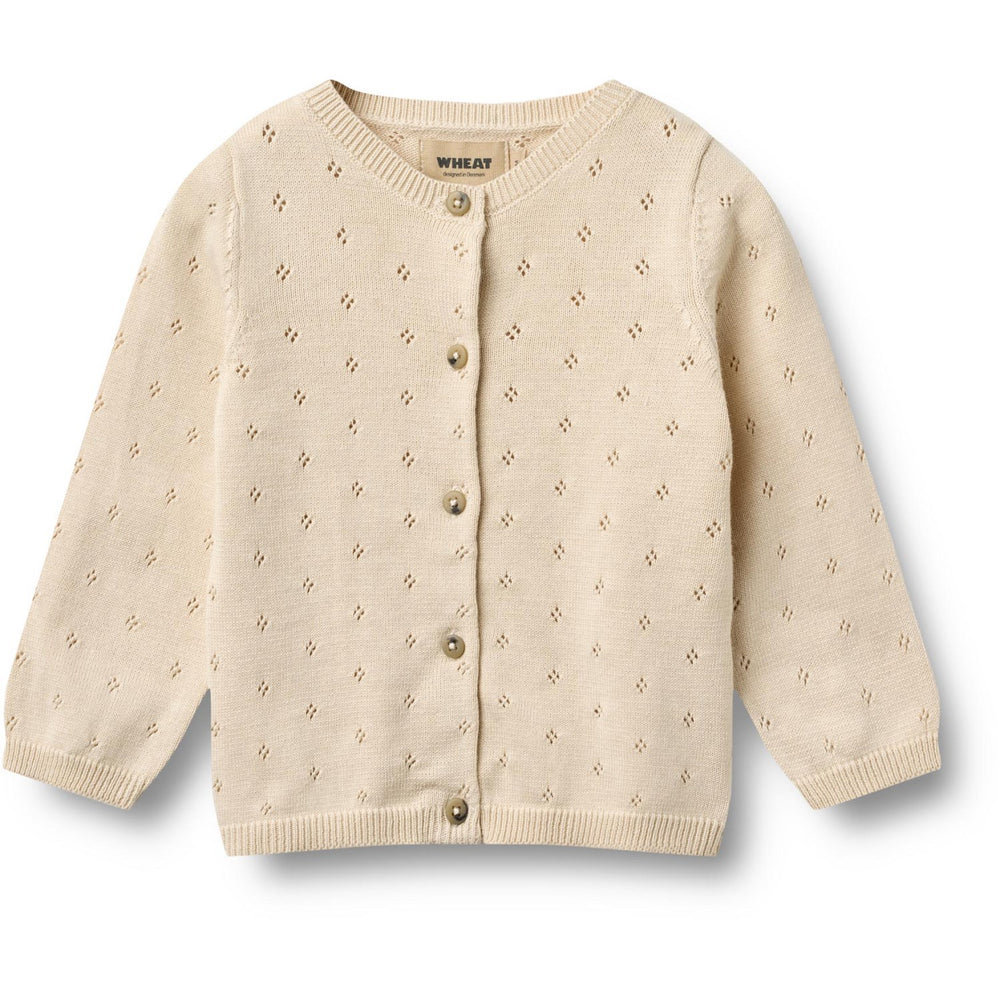 Køb Wheat Sandshell Strik Cardigan Maia