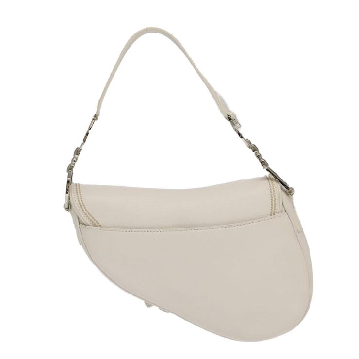Dior Vintage Dior Saddle Bag Beige