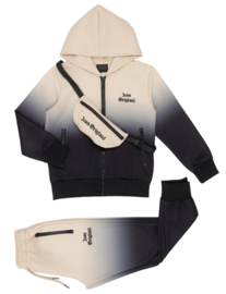 Icon zipped fade set - beige