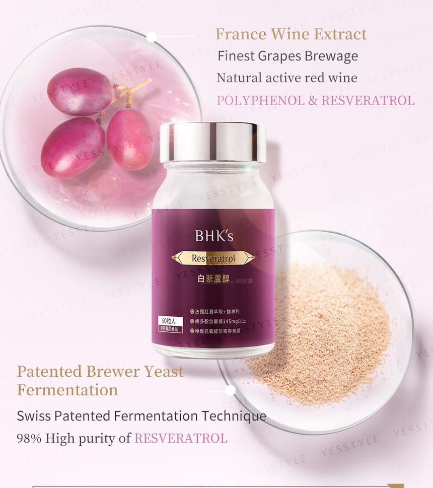 BHK's - Resveratrol Veg Capsules