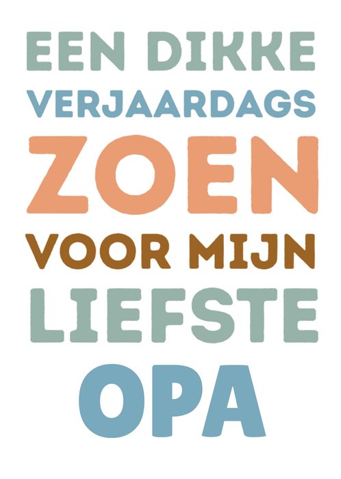 Verjaardagskaart | Greetz | Opa