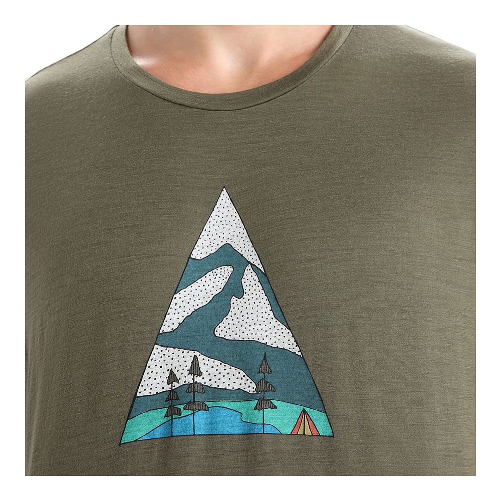 Icebreaker TECH LITE II - Tee-shirt Homme loden