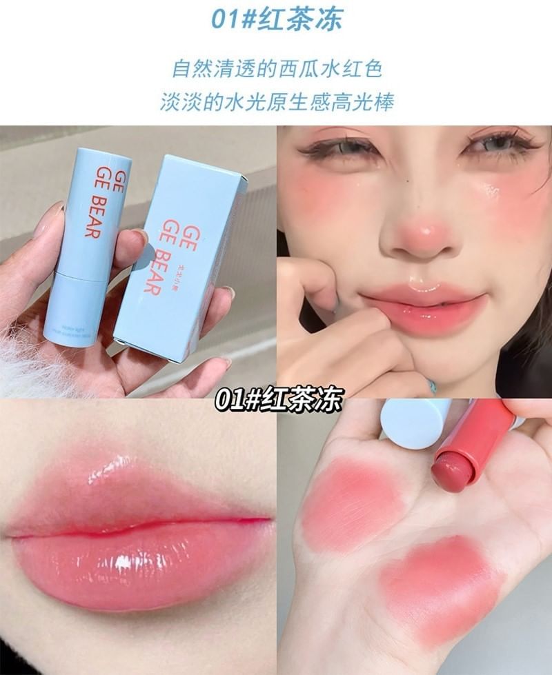 Gege Bear - Multifunctionele waterige blusher lippenstift - 1-3