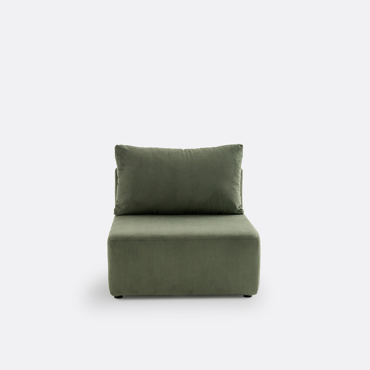 LA REDOUTE INTERIEURS<br>Sofá modular canelado de veludo, Monica