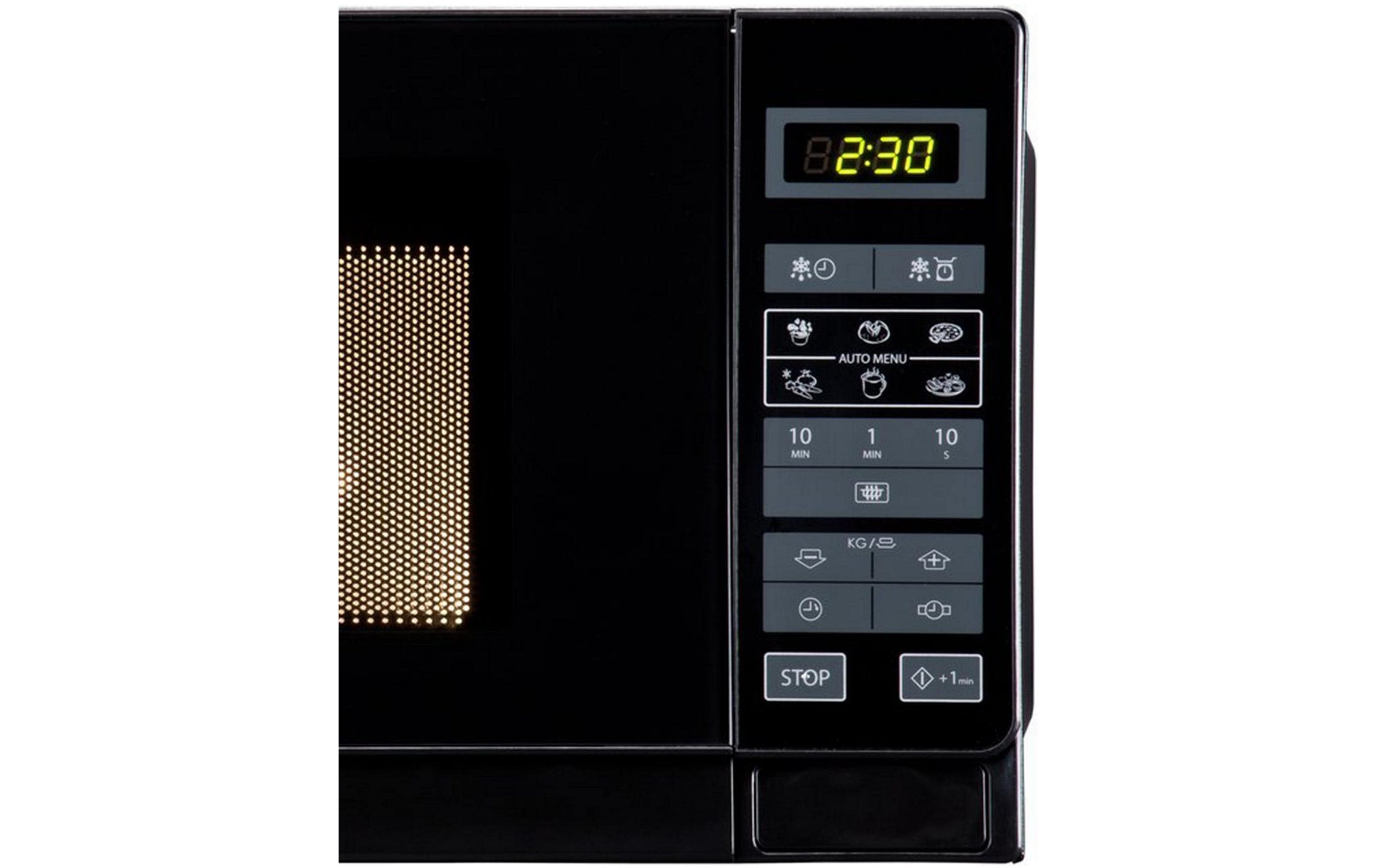 Mikrowelle R242BKW Schwarz<br>Solo-Kompakt-Mikrowellengerät