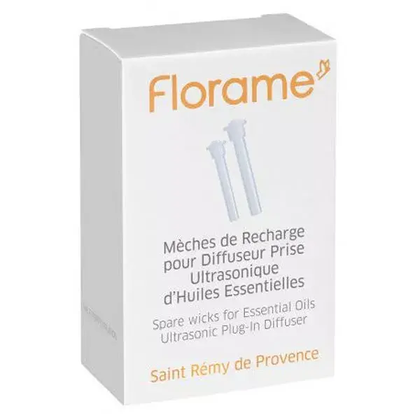Refil de Óleos Essenciais Florame para Difusor Ultrassônico de Tomada (2 unidades)