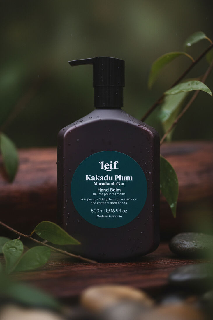 leif handverzorging kakadu plum hand balm 500ml