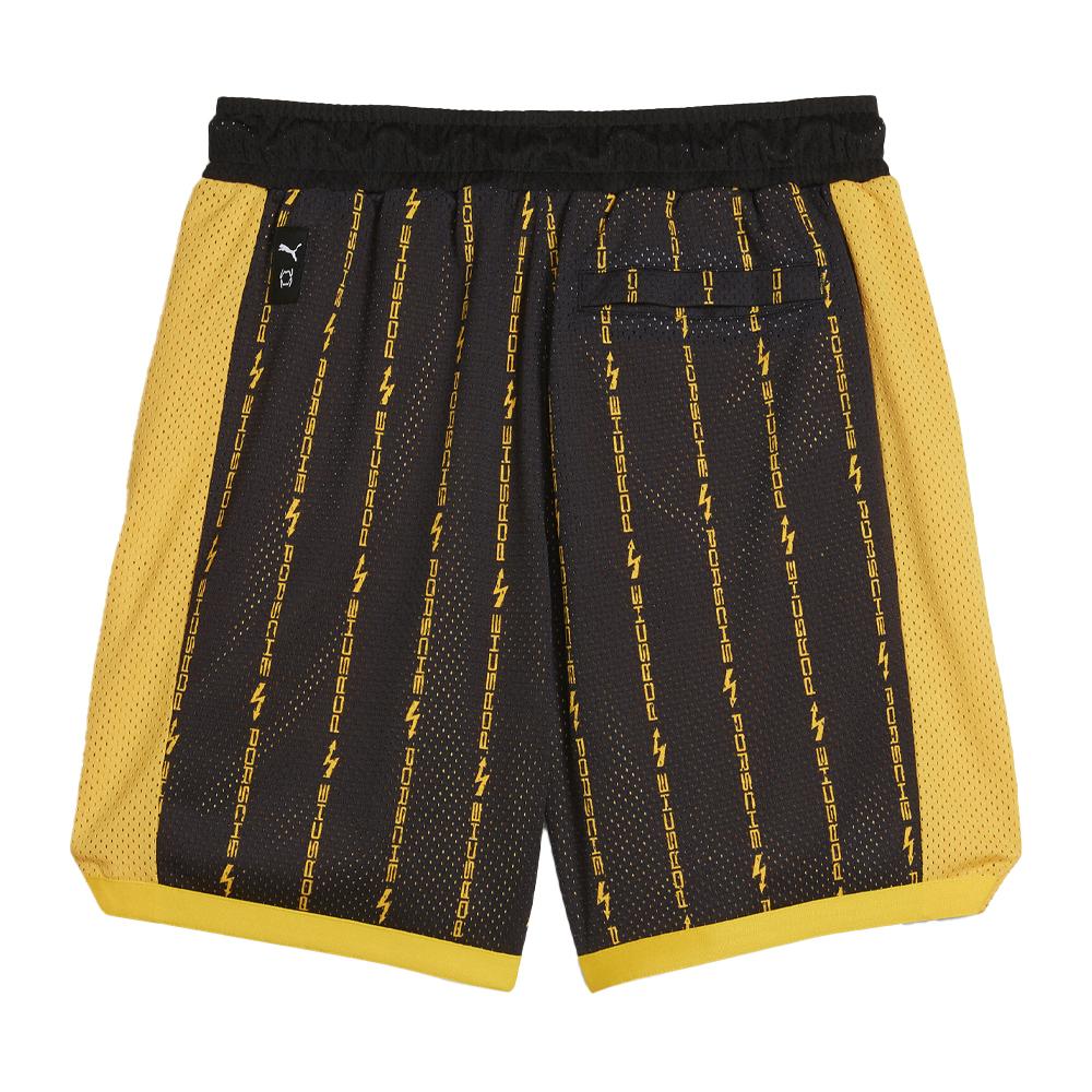 Puma Short Noir/Jaune Homme Puma Porsche