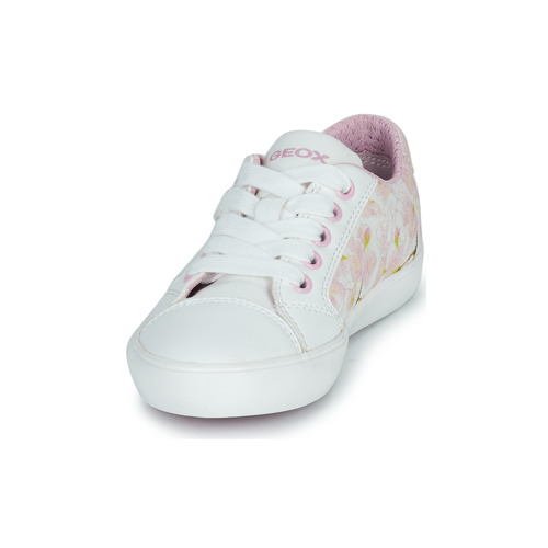 Geox - J GISLI GIRL B - Rose / Blanc