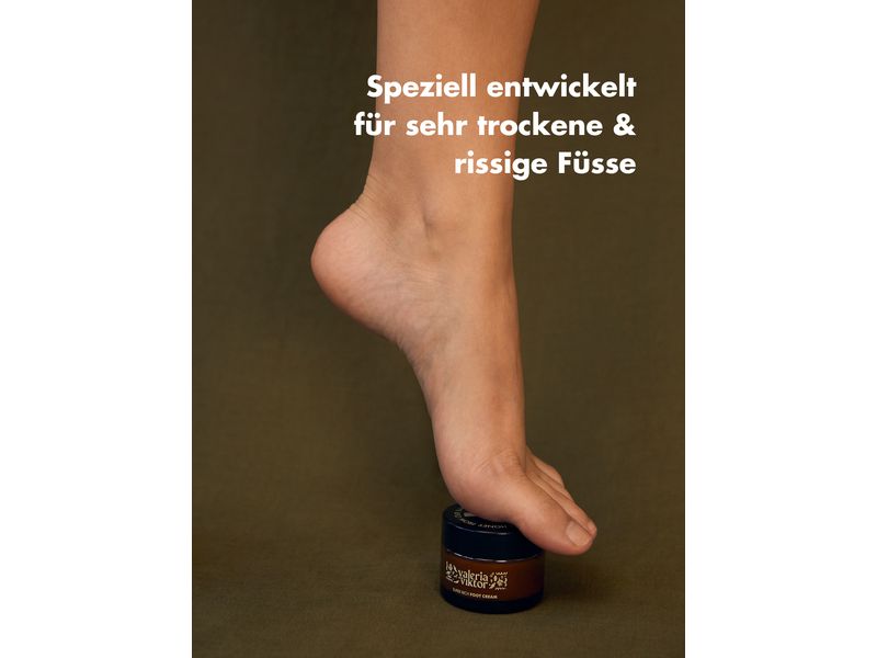 Valeria and Viktor Fusscreme Super Rich Honig 50 ml Foot Cream für schöne & weiche Füsse