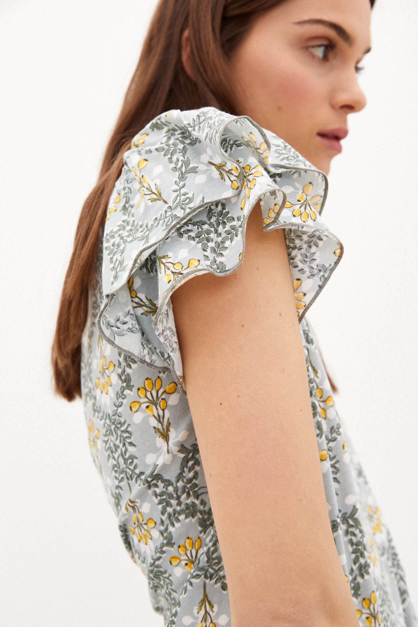 Alanna. Camiseta de algodão estampada - Diversas cores