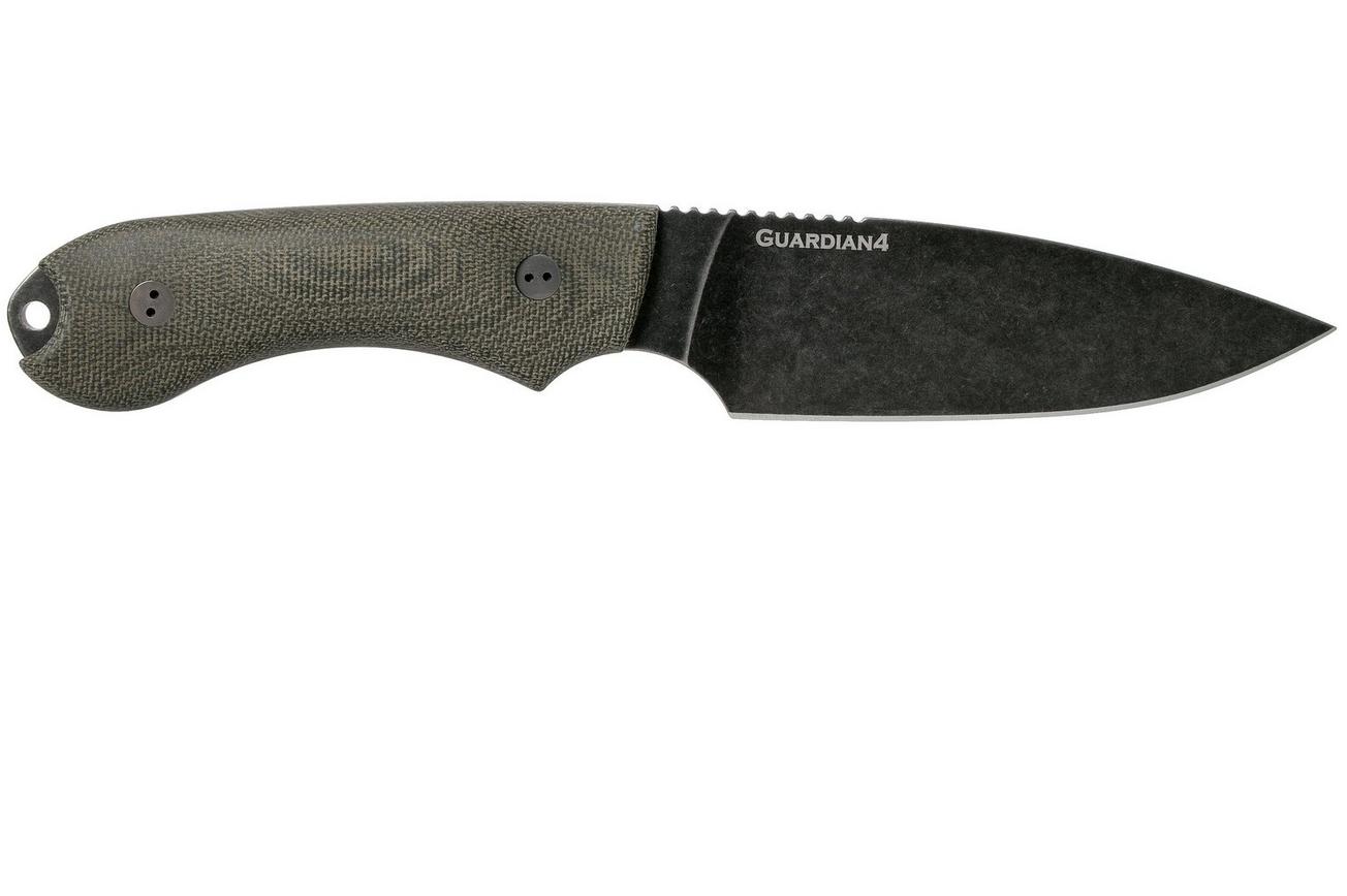 Bradford Guardian 4, 3D OD Green Micarta Guardian 4 M390, Full Flat Nimbus 4FH-102N