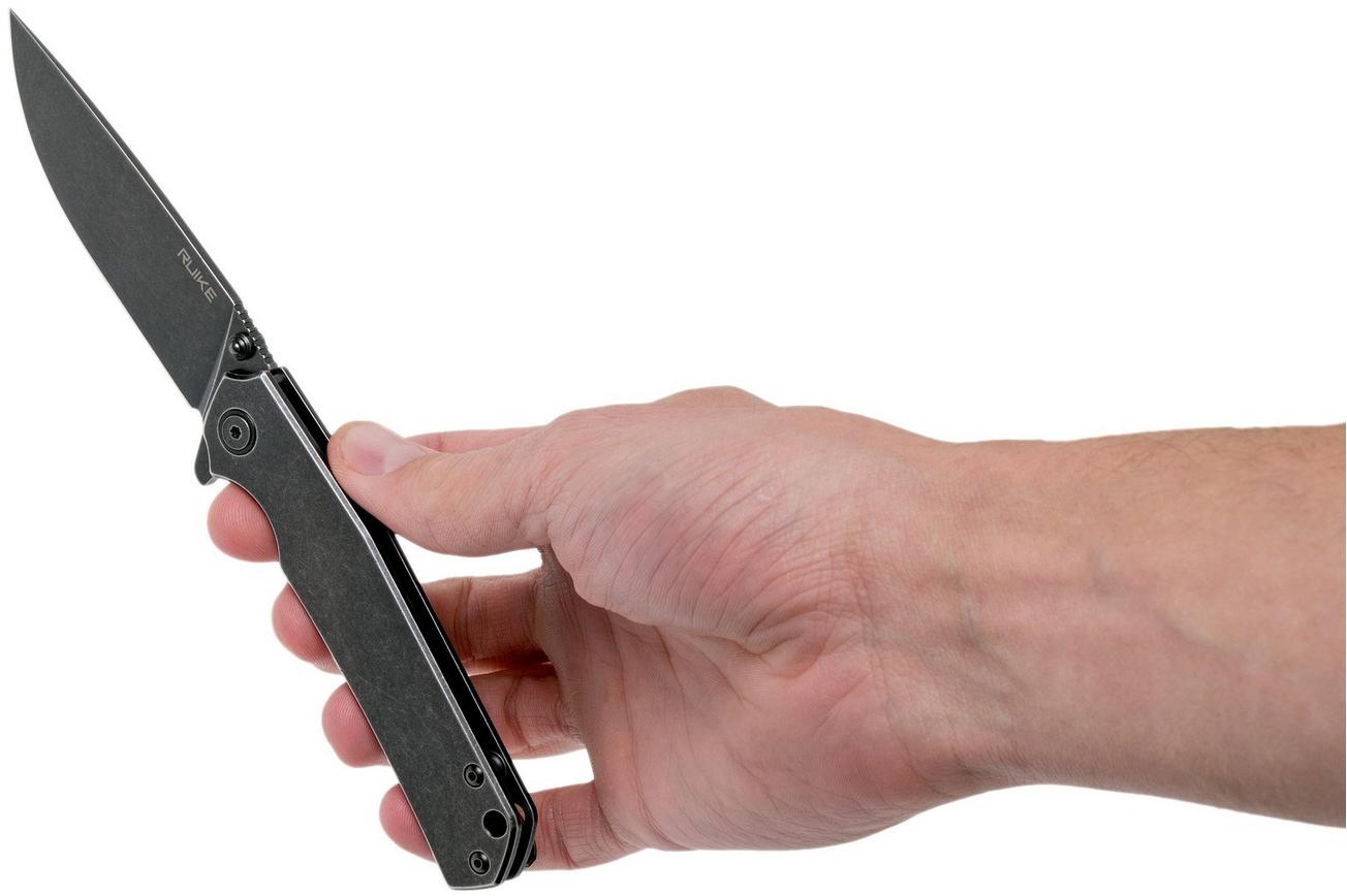 Ruike P801-SB Black zakmes, Black Oxide finish