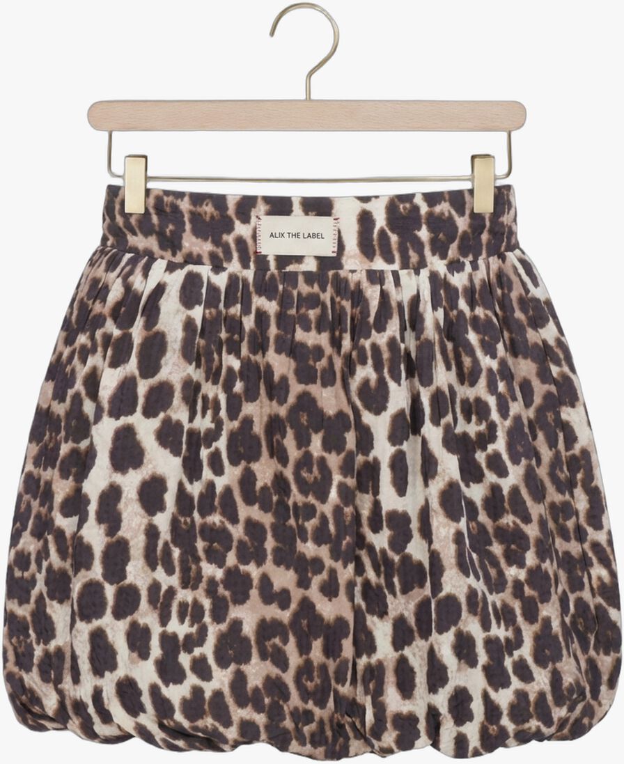 multi alix the label minirok ladies woven animal ballon skirt