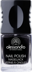 ALESSANDRO INTERNATIONAL Nagellack ohne Verpackung 77 Midnight Black 10 ml