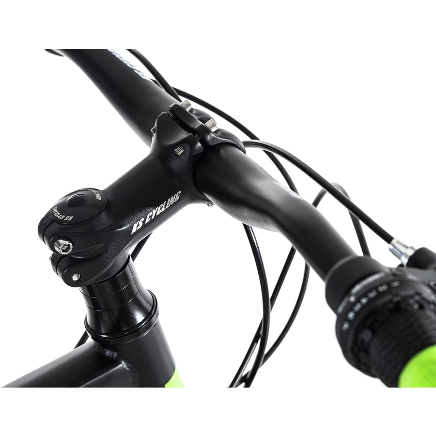 KS Cycling Mountainbike Hardtail 26 Zoll Catappa schwarz-grün schwarz-grün
