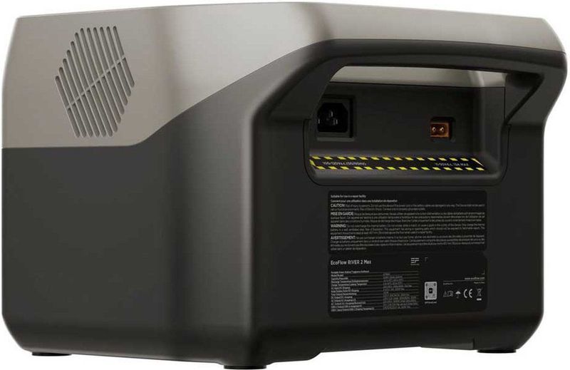 EcoFlow - RIVER 2 Max - Draagbaar Powerstation - 512Wh - X-Stream Fast Charging