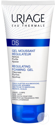 Uriage D.S. Gel Nettoyant Gel Moussant Régulateur Tube 150ml