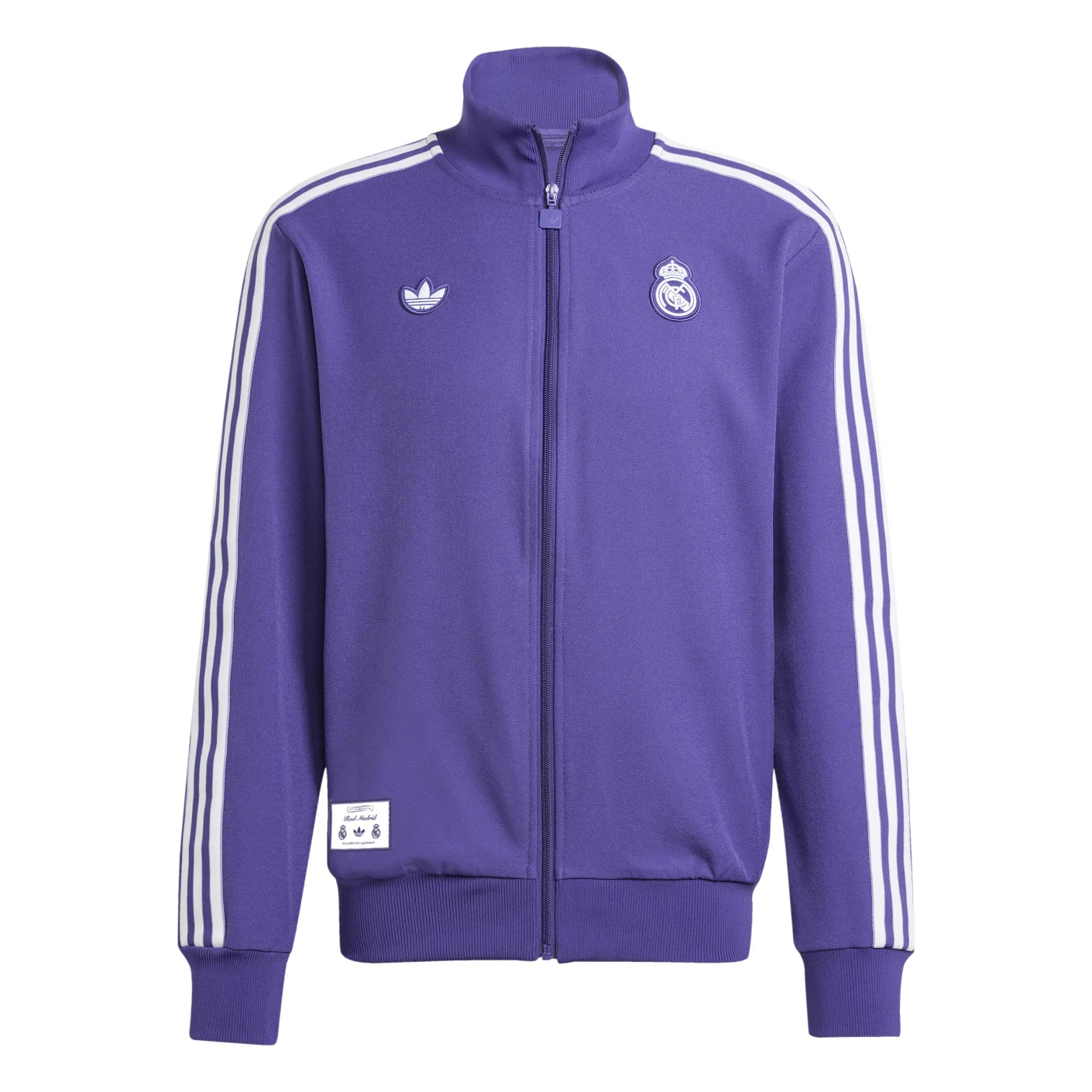 Adidas Real Madrid Icon Trainingsjack 2024-2025 Paars Wit