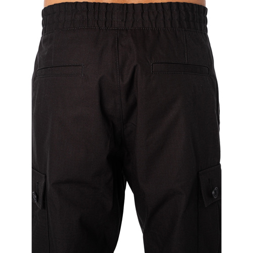 BOSS - Pantalones Cargo Garlo233 Negro