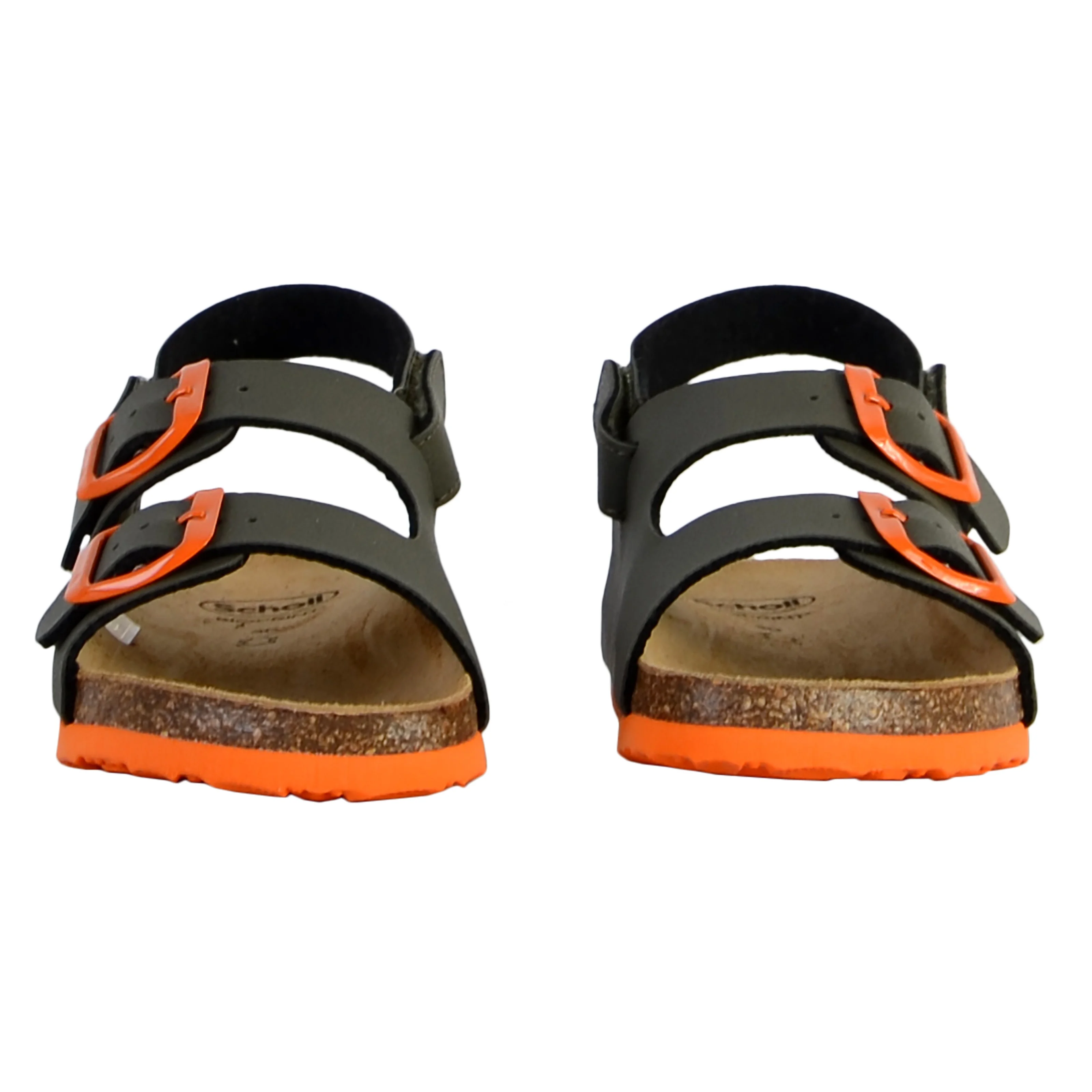 Mules cuir enfantturtle | Kaki