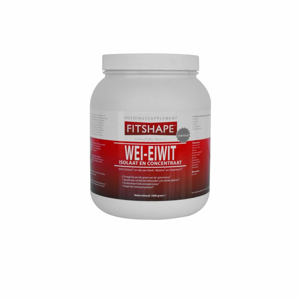 Fitshape Wei Eiwit Aardbei1 kg