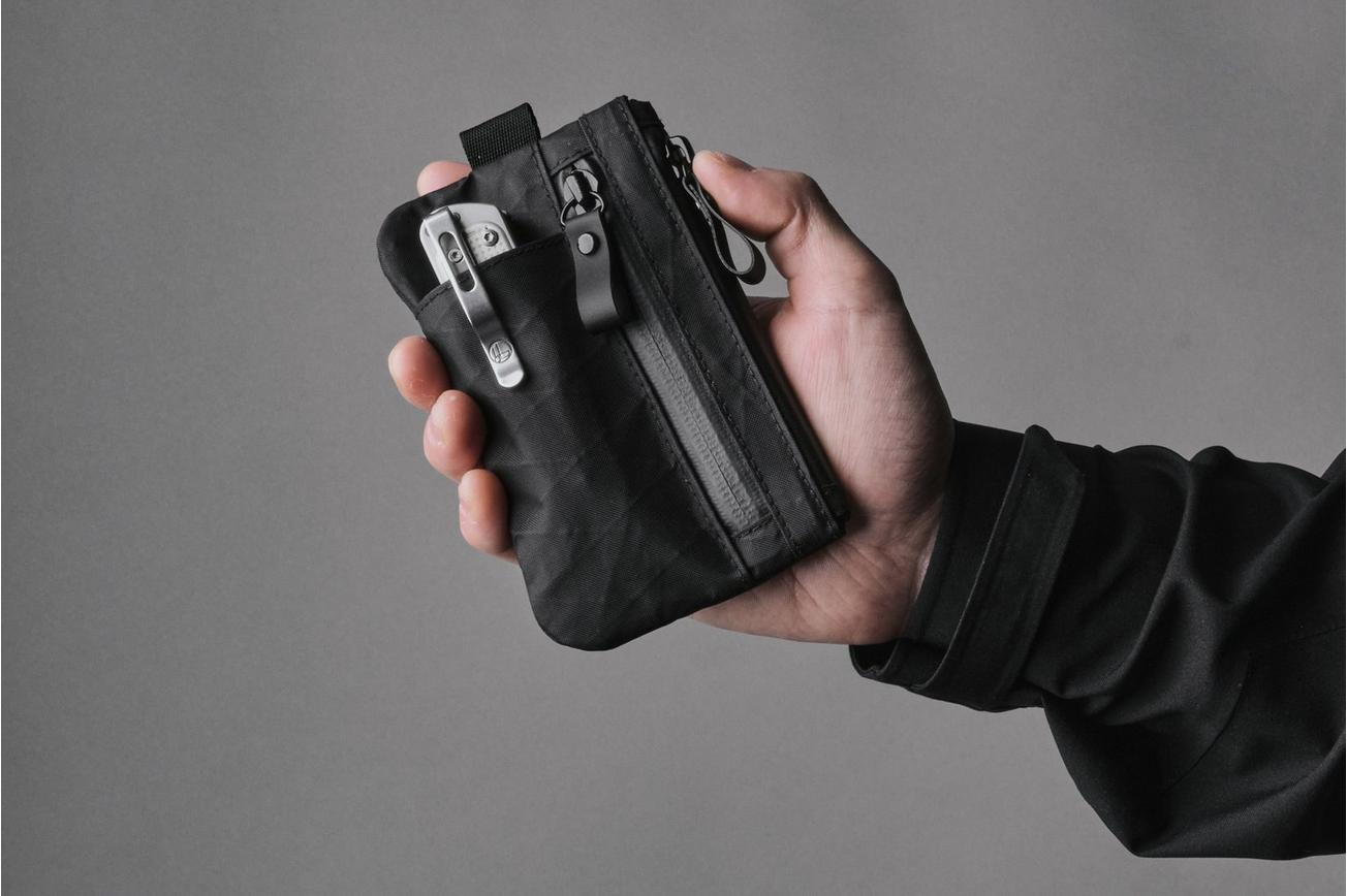 Alpaka Gear Zip Pouch Pro AD010190103 Black, X-Pac VX21, portemonnee en EDC-organizer