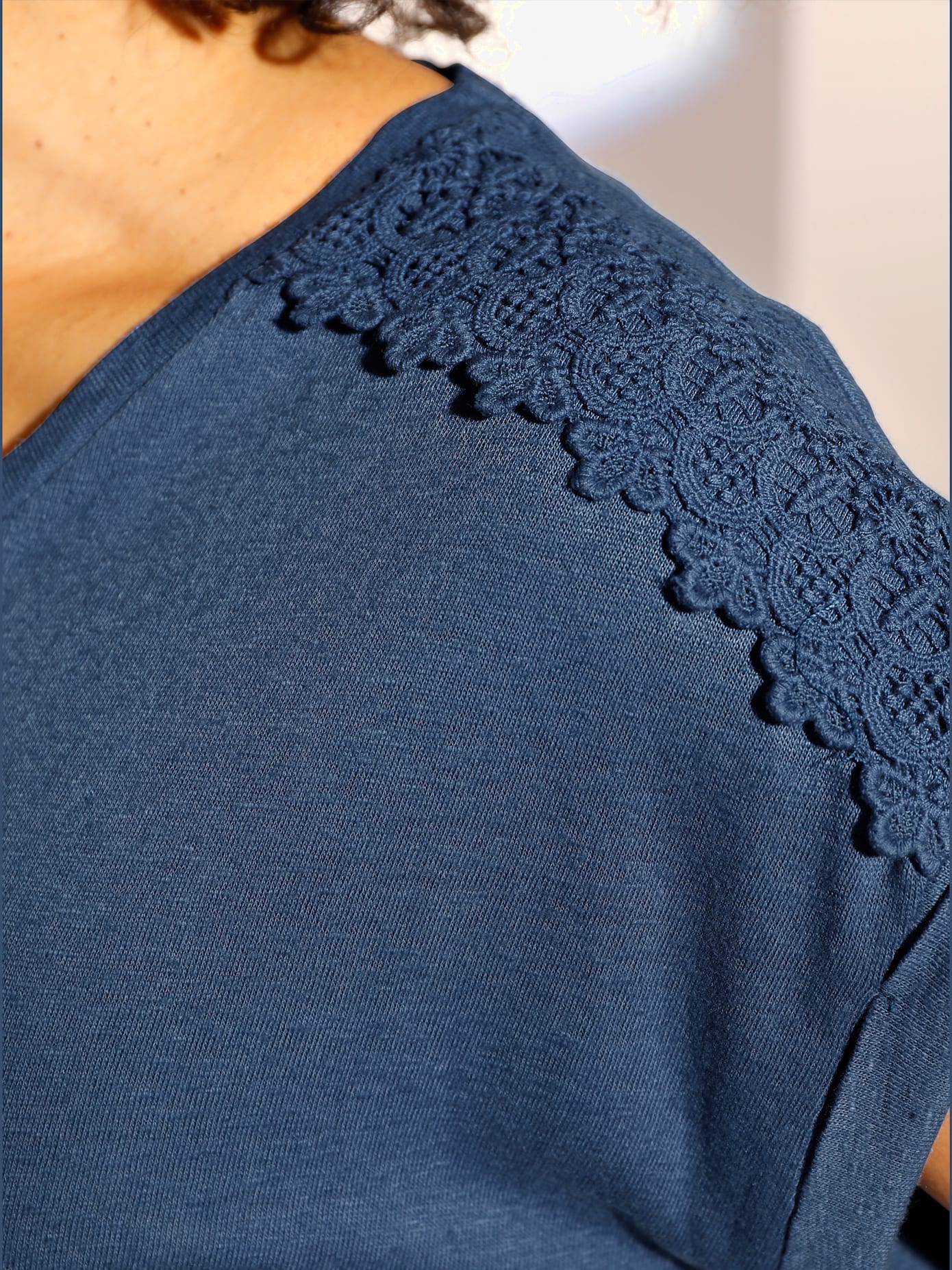 T-shirt en lin et viscose mélange viscose-lin estival