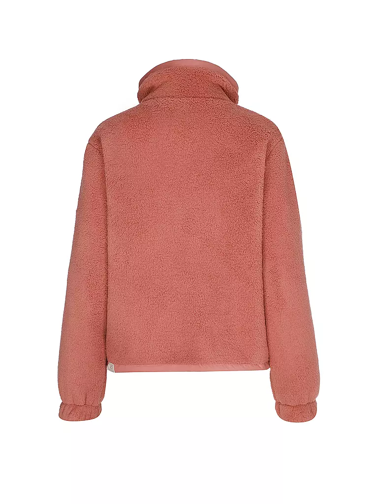 RAGWEAR Fleecejacke NORDICKA koralle