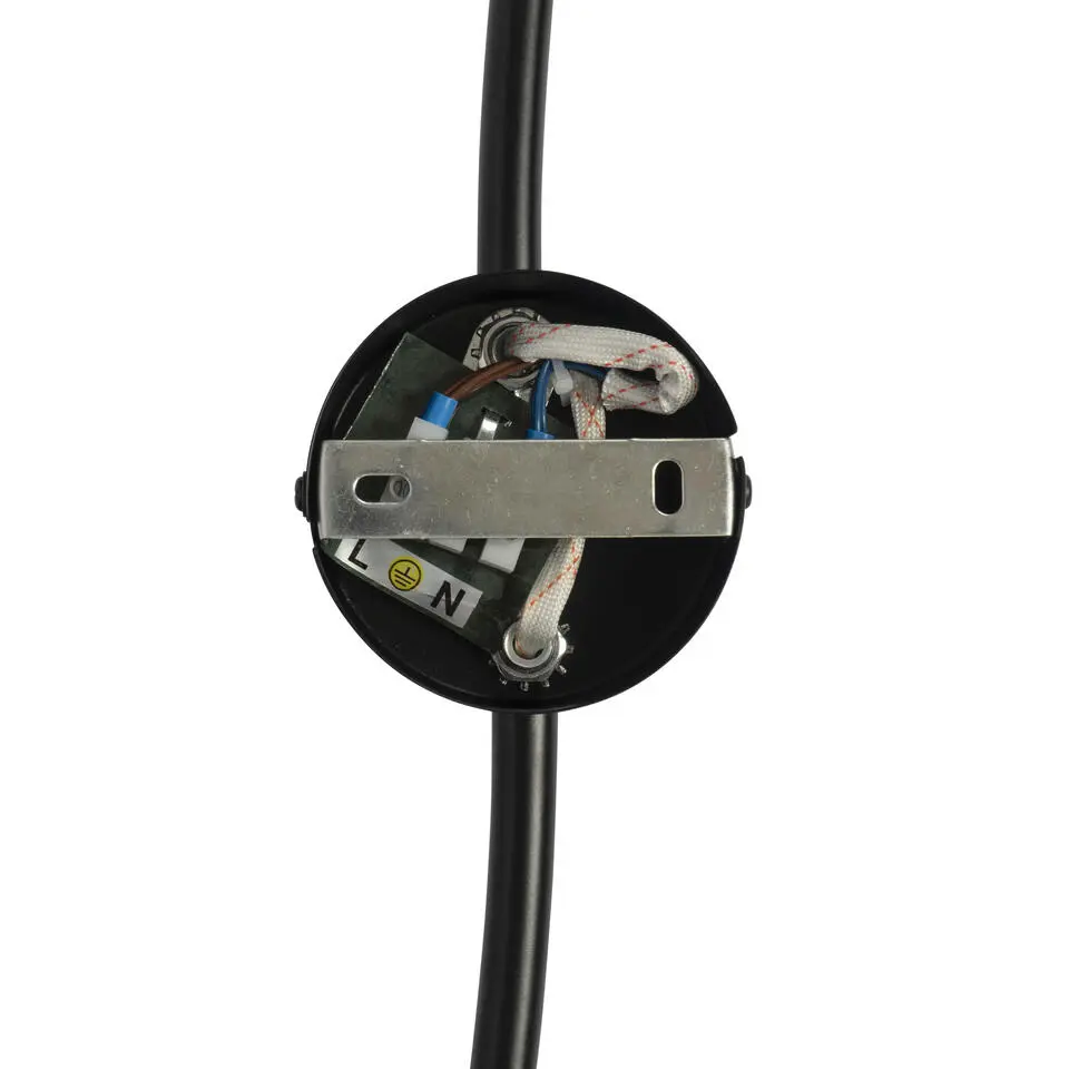 Qazqa opbouwspots botu zwart e14