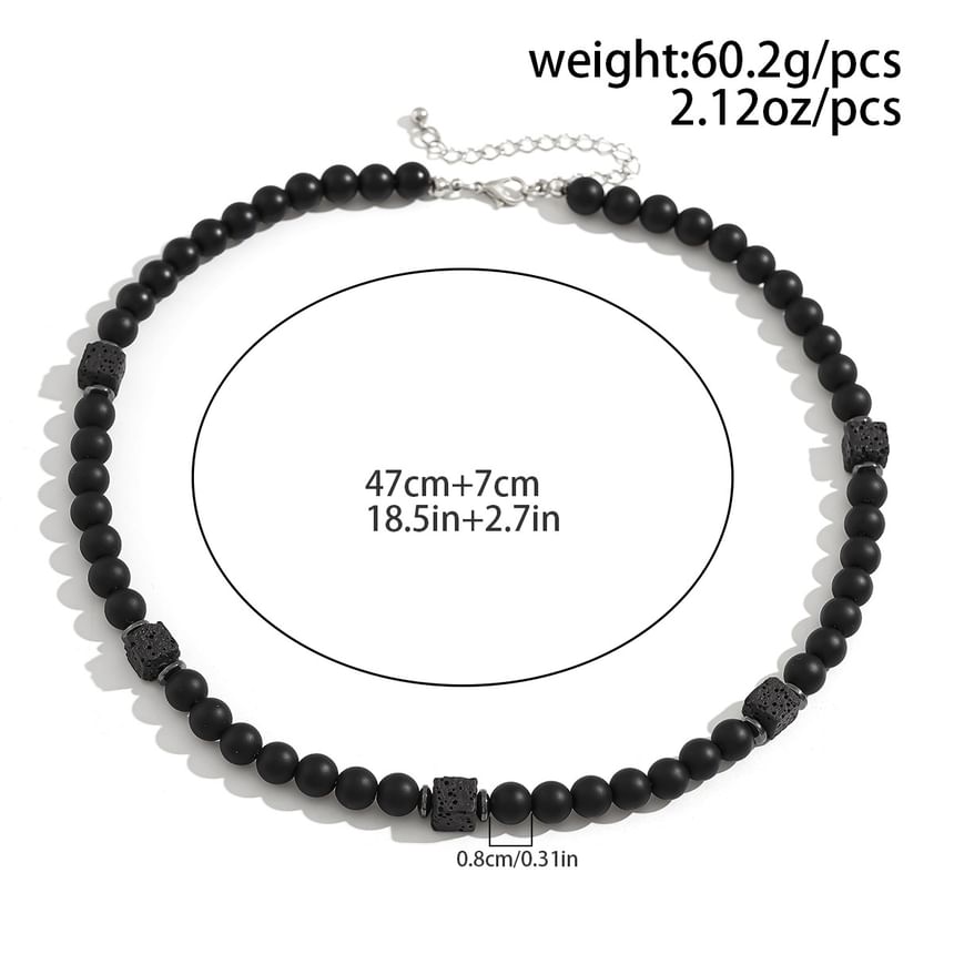Gretlyn - Choker / Armband met imitatie edelstenen kralen