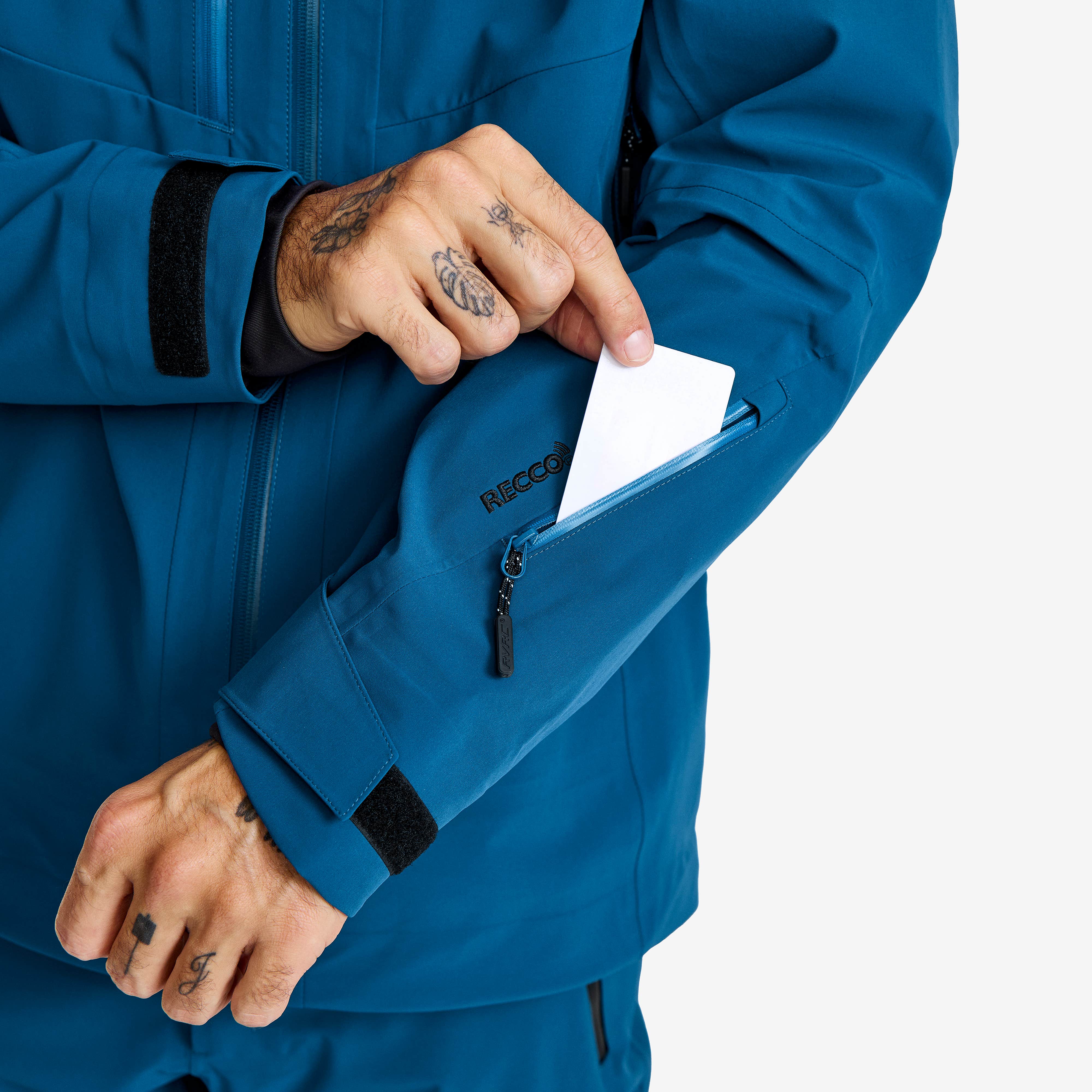 Cyclone 3L Shell Jacket Herre Blue Opal/Imperial Blue