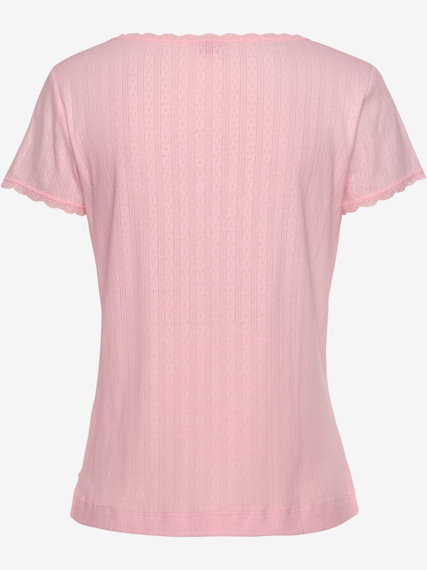 Haut de pyjama t-shirt de nuit fantaisie à manches courtes en tricot jacquard