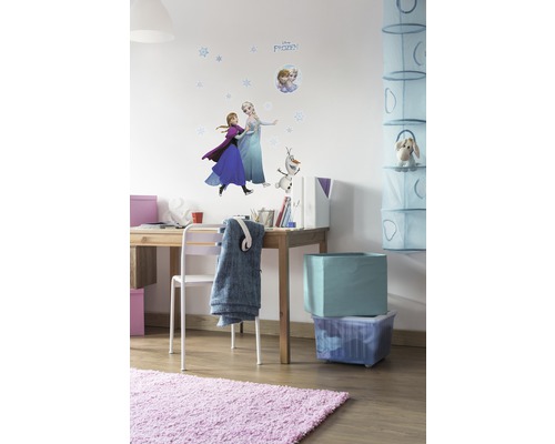 Muursticker Disney Anna & Elsa 50x70 cm