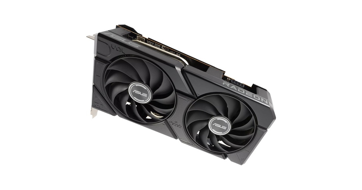 ASUSDUAL Radeon RX 7600 EVO OC grafische kaart  (Zwart, 1x HDMI, 3x DisplayPort)